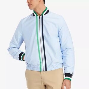 Tommy Hilfiger Mens Tennis Bomber Jacket Size L